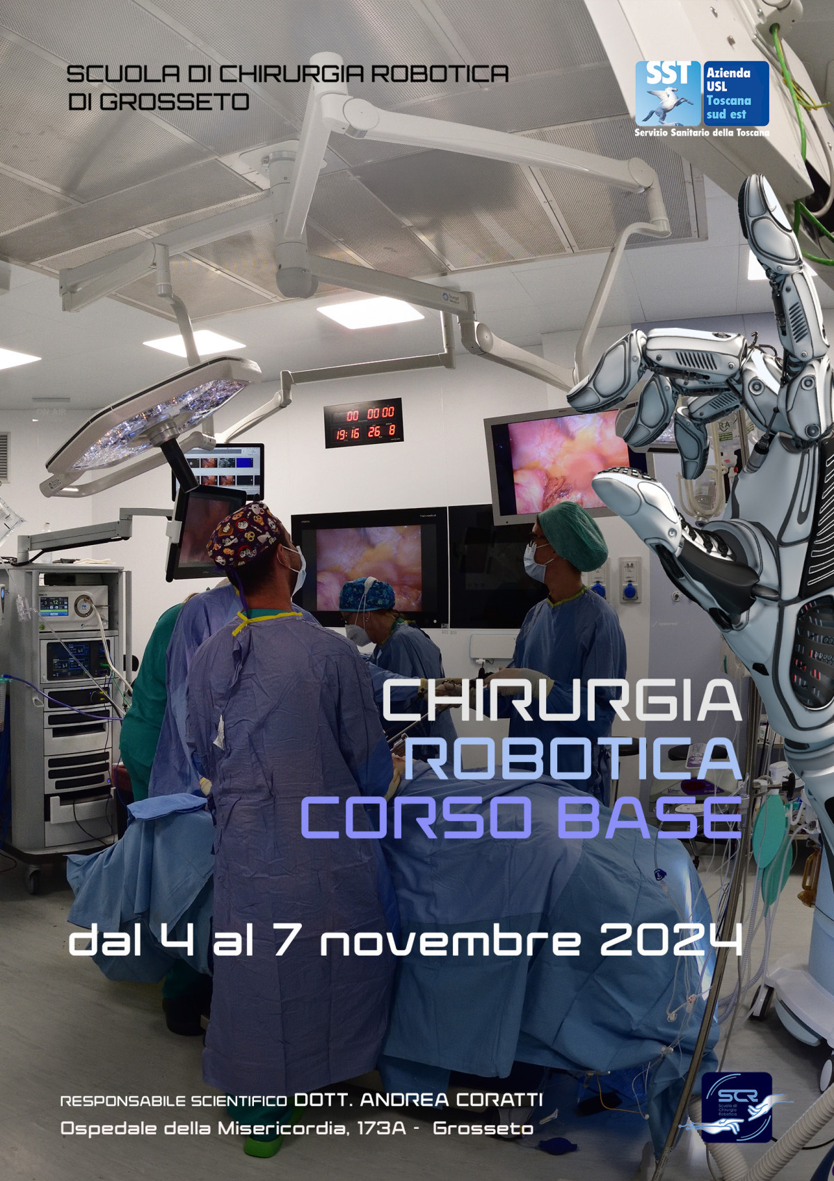 Chirurgia robotica corso base Novembre 2024