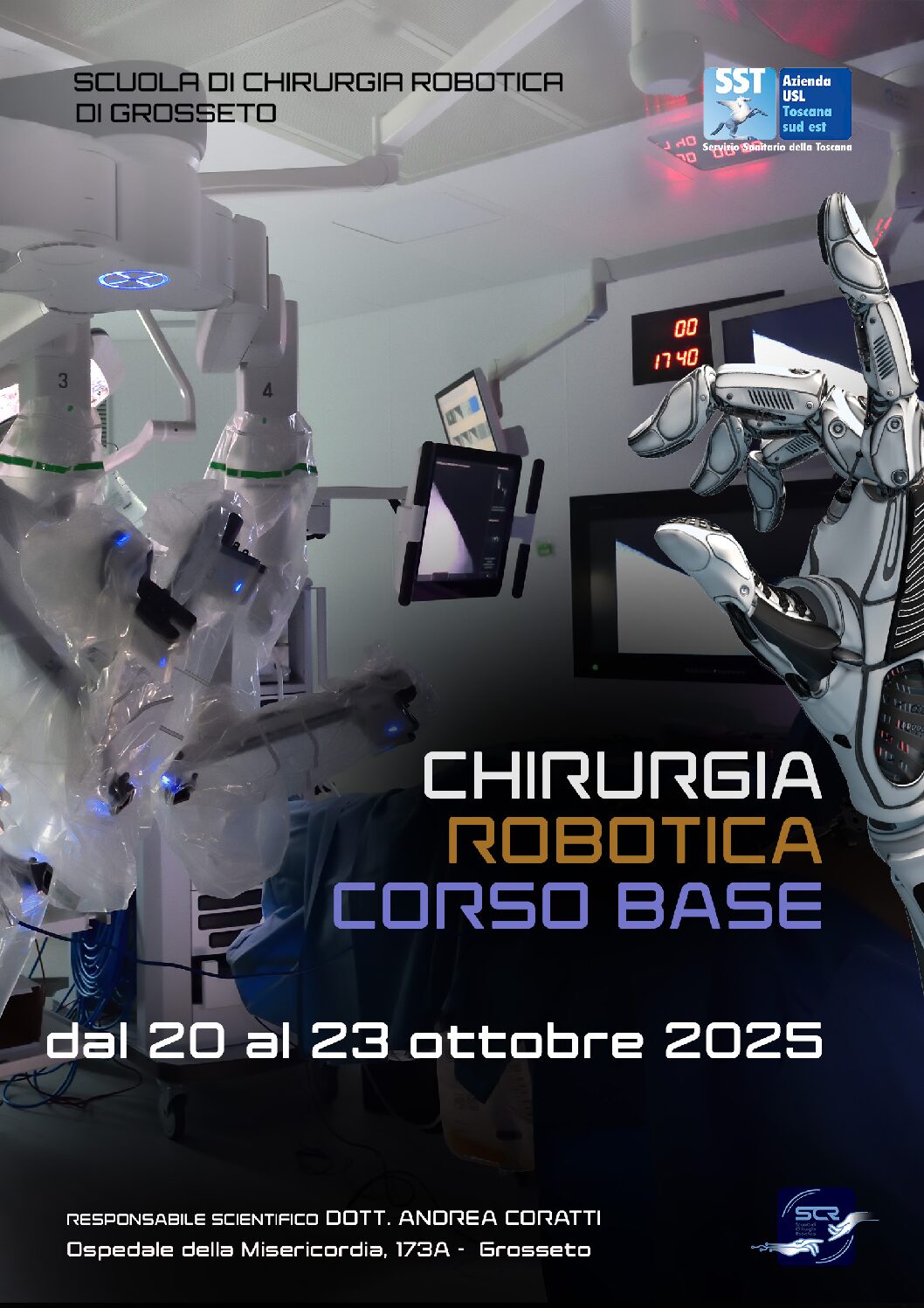 Corso base di chirurgia robotica 20-23 Ottobre 2025
